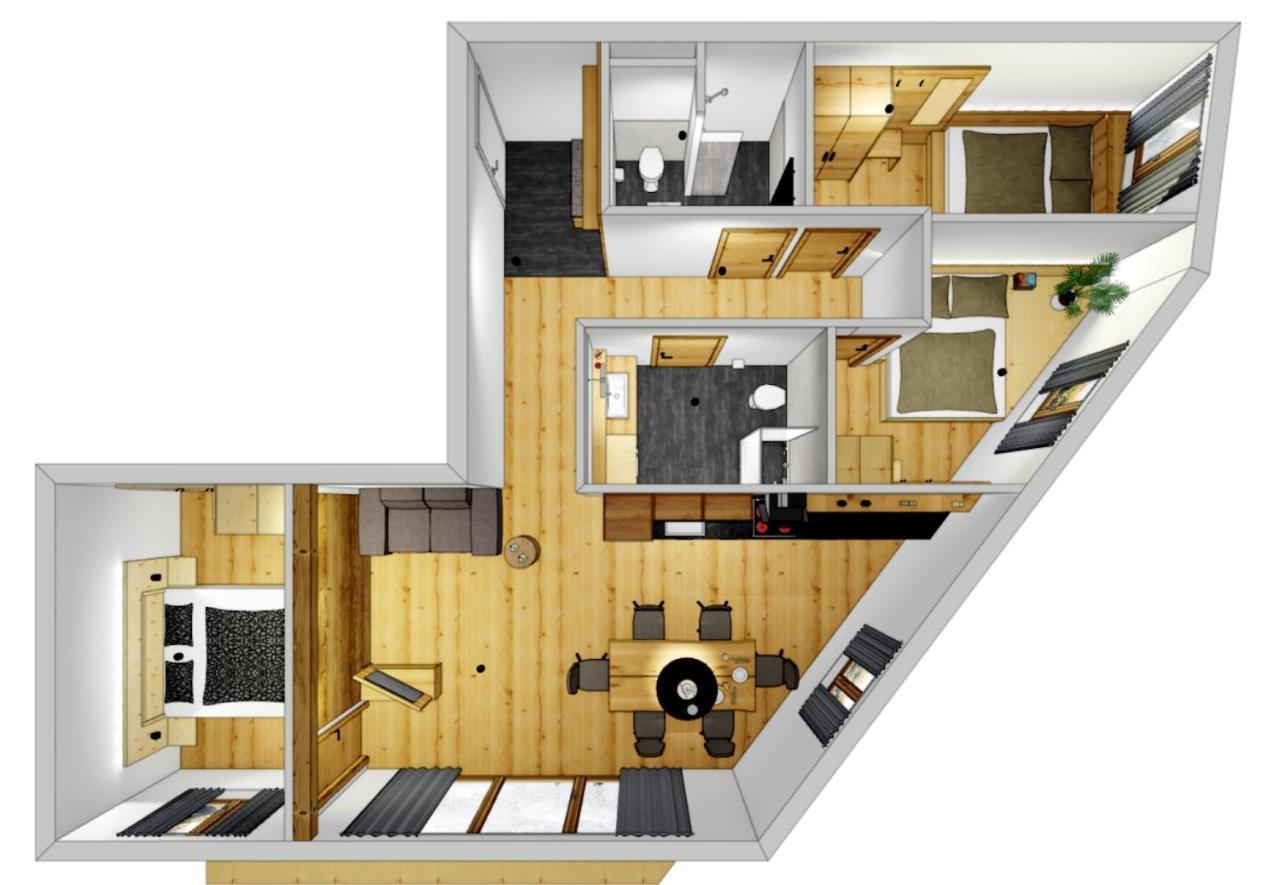 Tiroler Zeitgeist Apartment Fügen Εξωτερικό φωτογραφία
